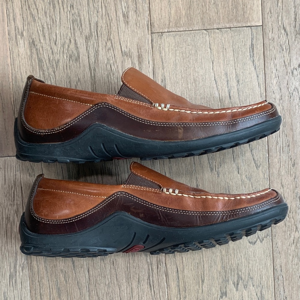 Cole Haan C03559 Tucker Venetian Caramel Slip On Loafer Men's 8.5 - Picture 4 of 7